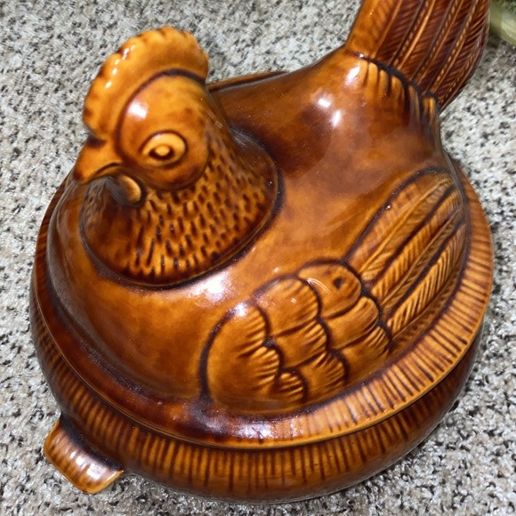 🐚California Pottery Hen on Nest Soup Tureen! - Picture 6 of 14